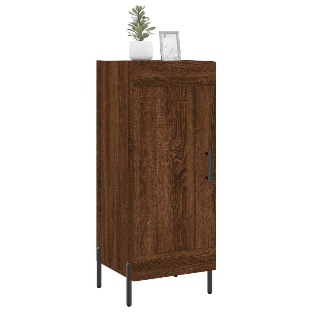 Buffet 34,5x34x90 cm en bois travaillé