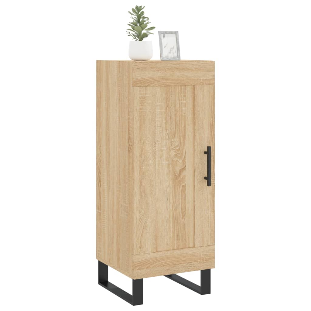 Buffet 34,5x34x90 cm en bois travaillé