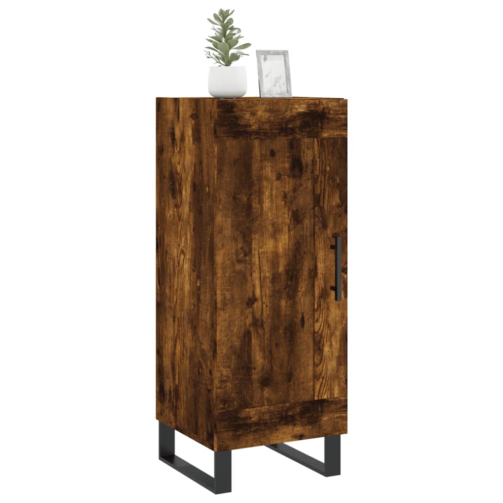 Buffet 34,5x34x90 cm en bois travaillé