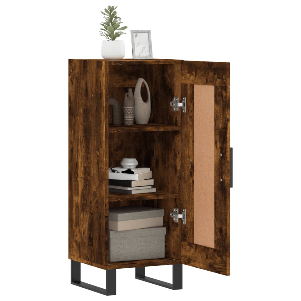 Buffet 34,5x34x90 cm en bois travaillé