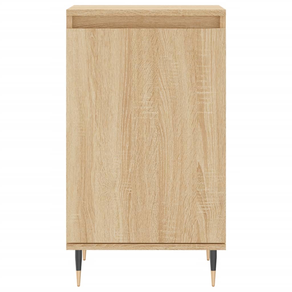 Dressoir 40x35x70 cm bewerkt hout eikenkleurig