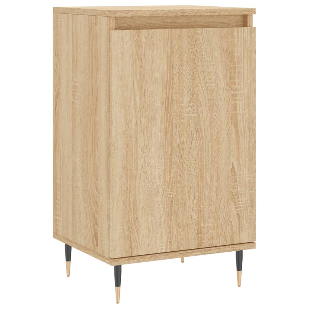 Dressoir 40x35x70 cm bewerkt hout eikenkleurig