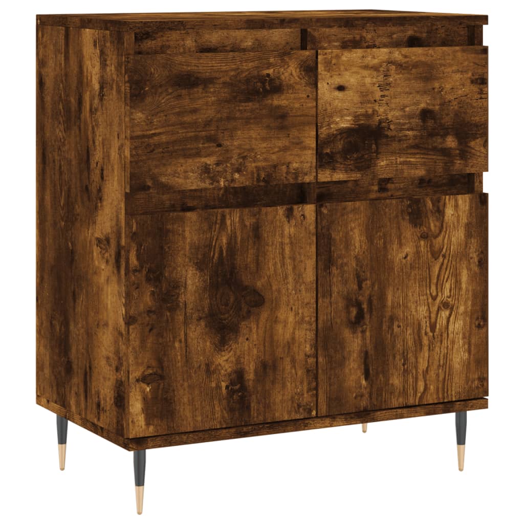 Buffet 60x35x70 cm en bois travaillé