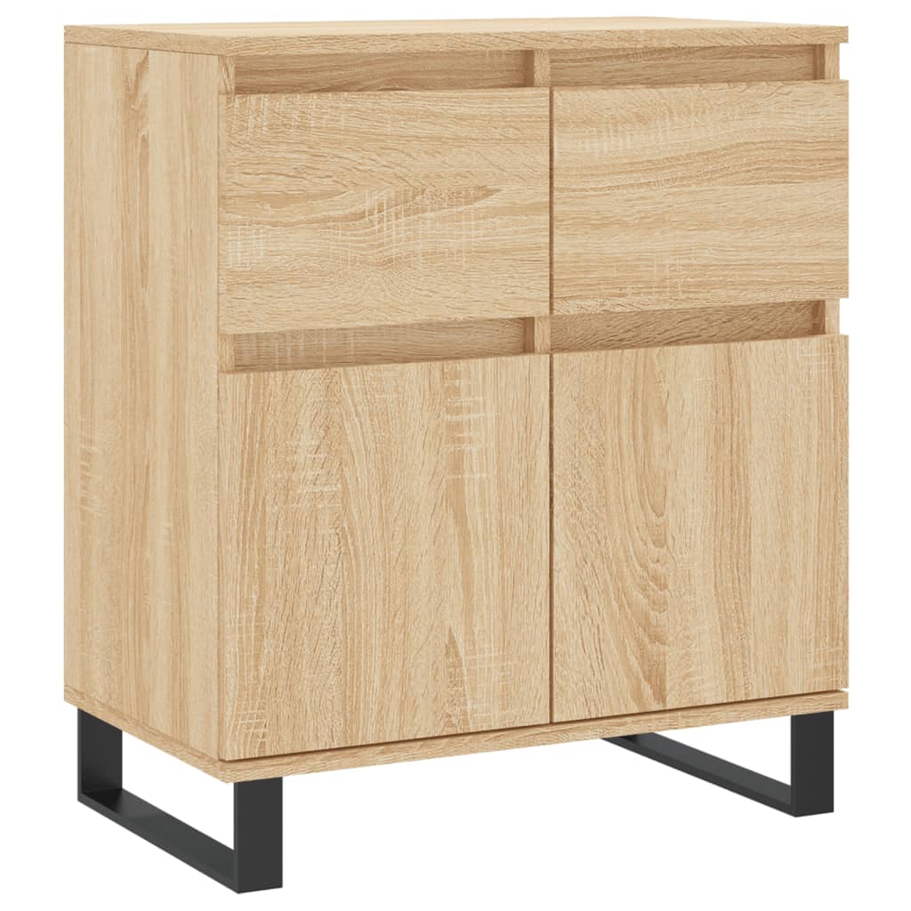 Dressoir 60x35x70 cm bewerkt hout