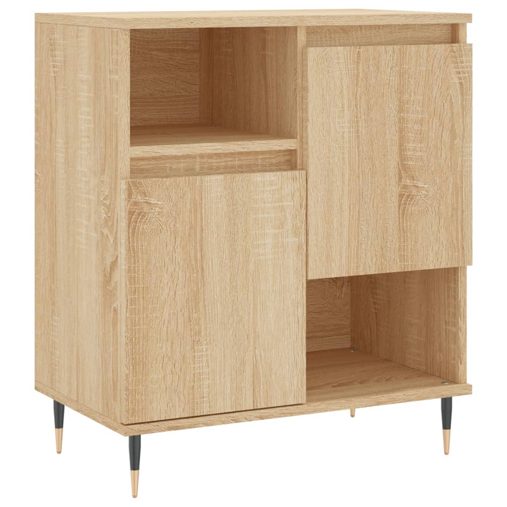 Dressoir 60x35x70 cm bewerkt hout