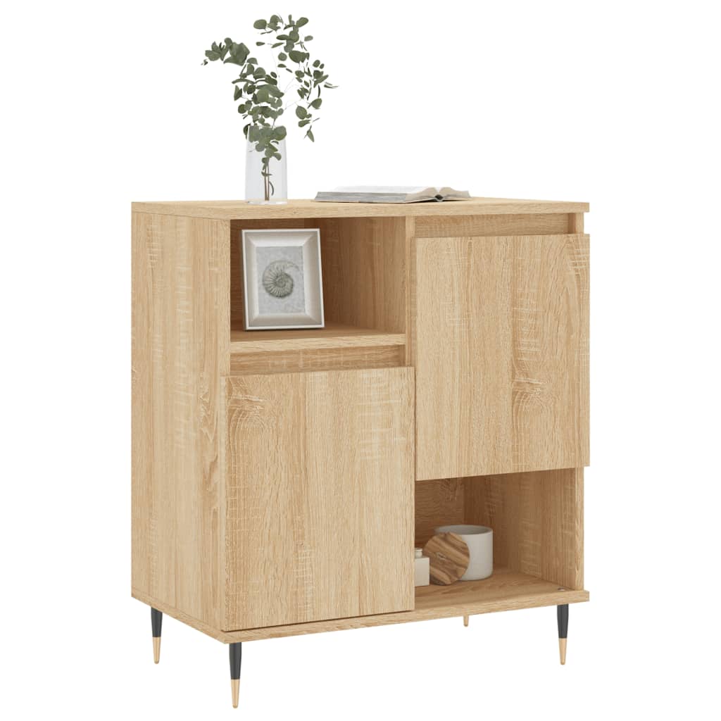 Buffet 60x35x70 cm en bois travaillé