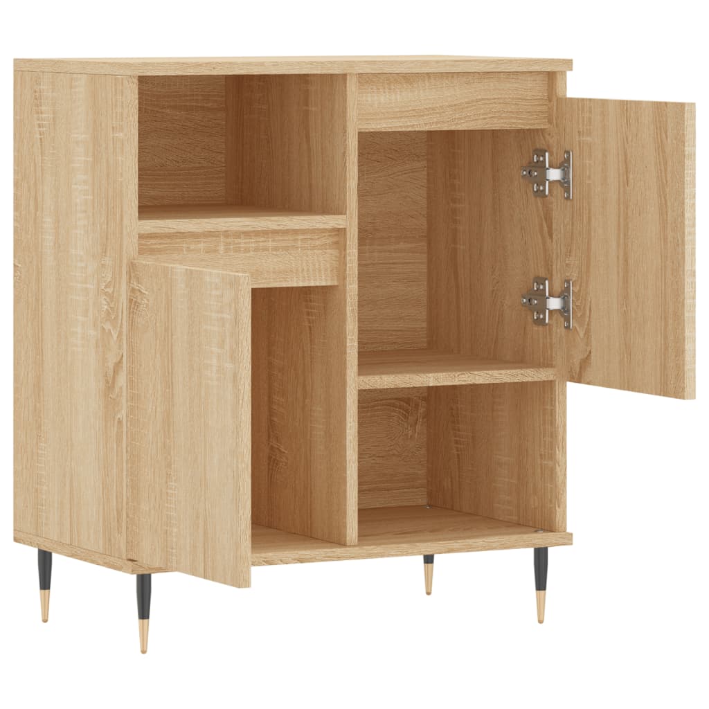 Buffet 60x35x70 cm en bois travaillé