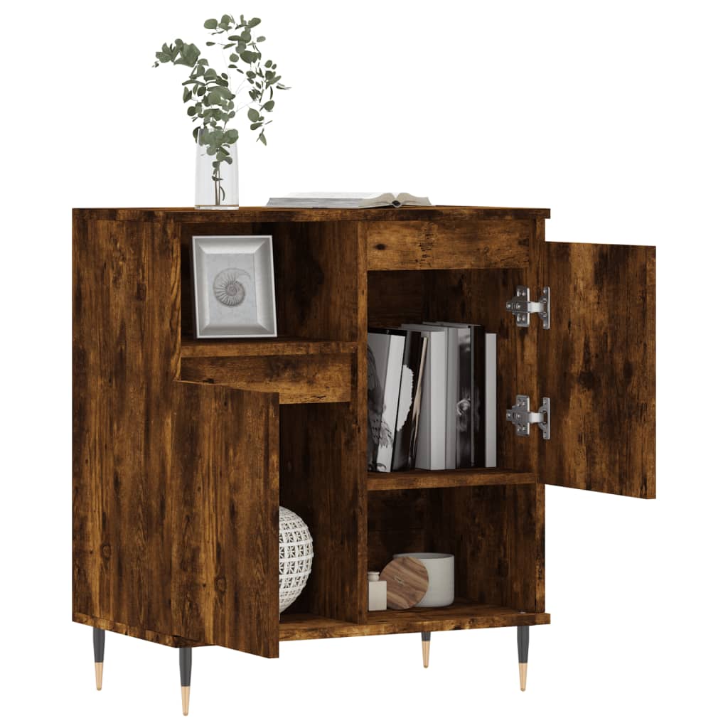 Buffet 60x35x70 cm en bois travaillé