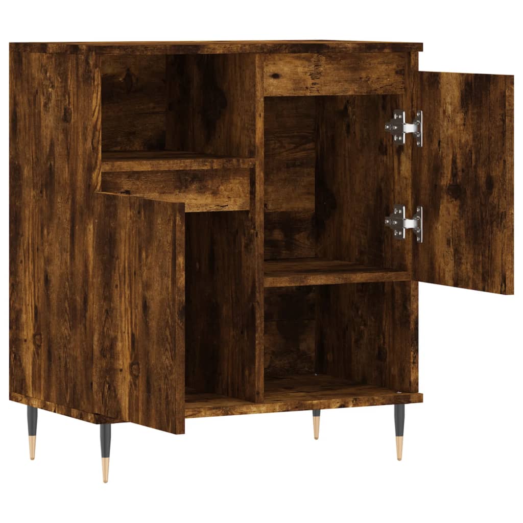 Buffet 60x35x70 cm en bois travaillé