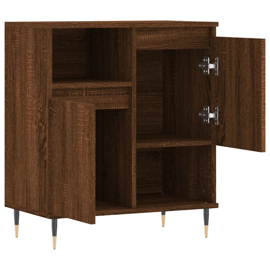 Buffet 60x35x70 cm en bois travaillé