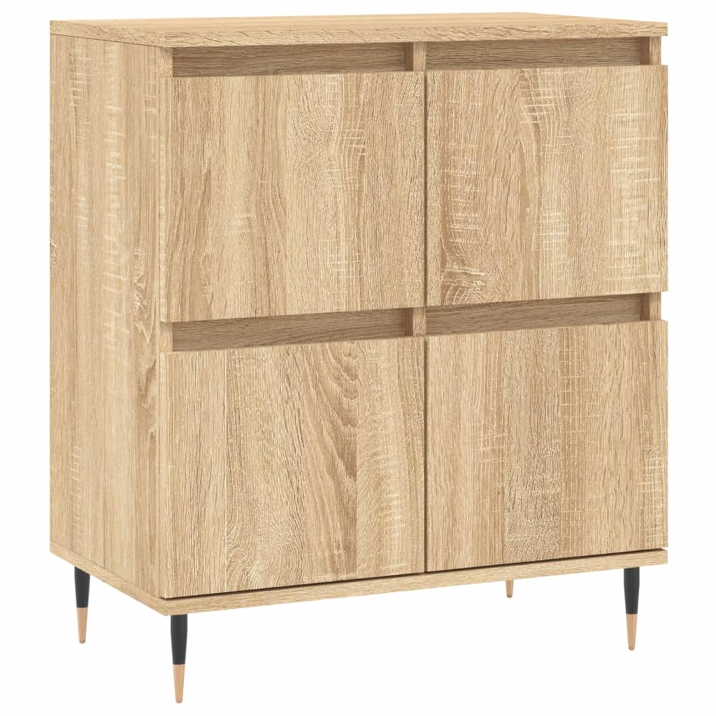 Dressoir 60x35x70 cm bewerkt hout