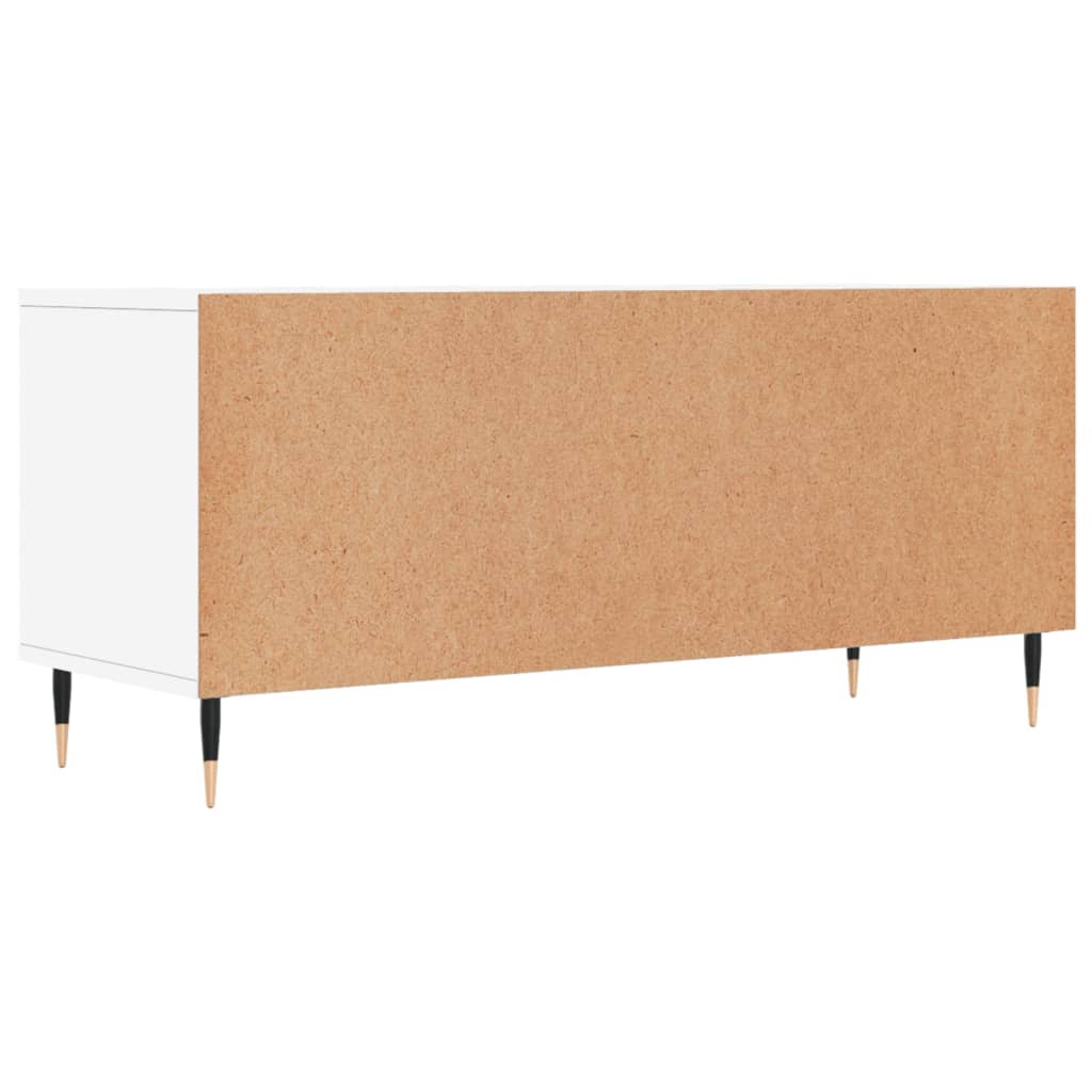 Meuble TV 100x34,5x44,5 cm en bois travaillé