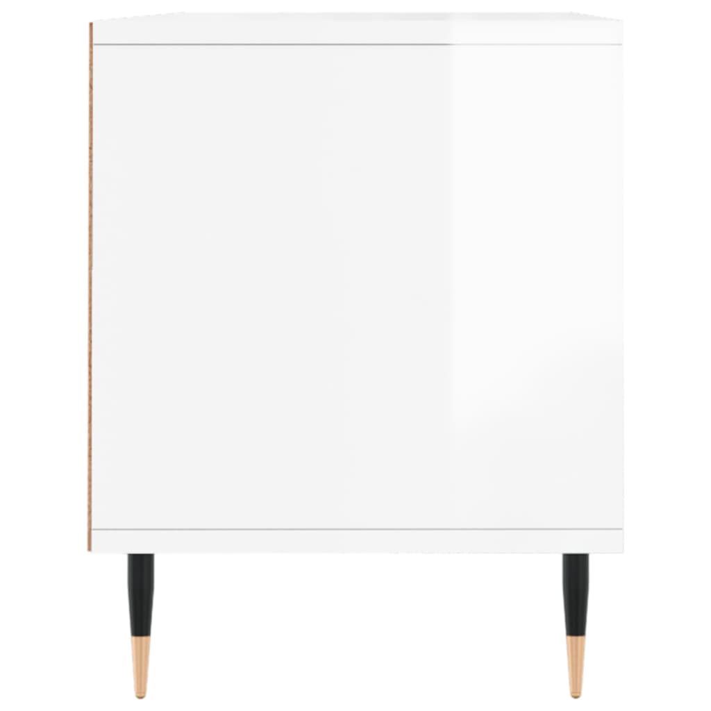 Meuble TV 100x34,5x44,5 cm en bois travaillé