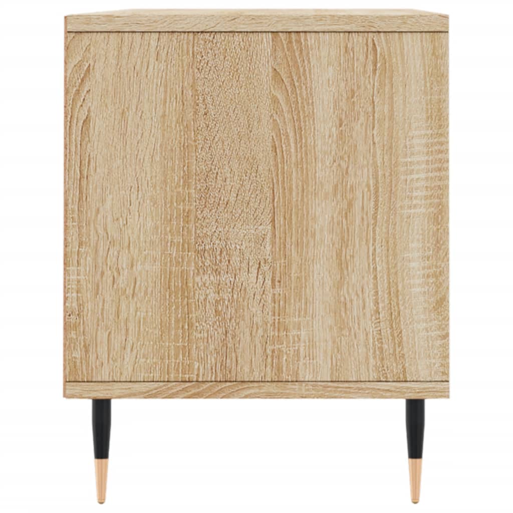 Meuble TV 100x34,5x44,5 cm en bois travaillé