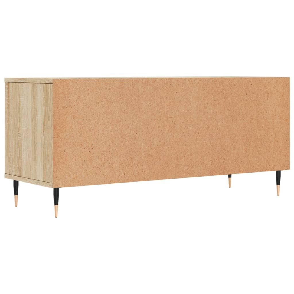 Meuble TV 100x34,5x44,5 cm en bois travaillé