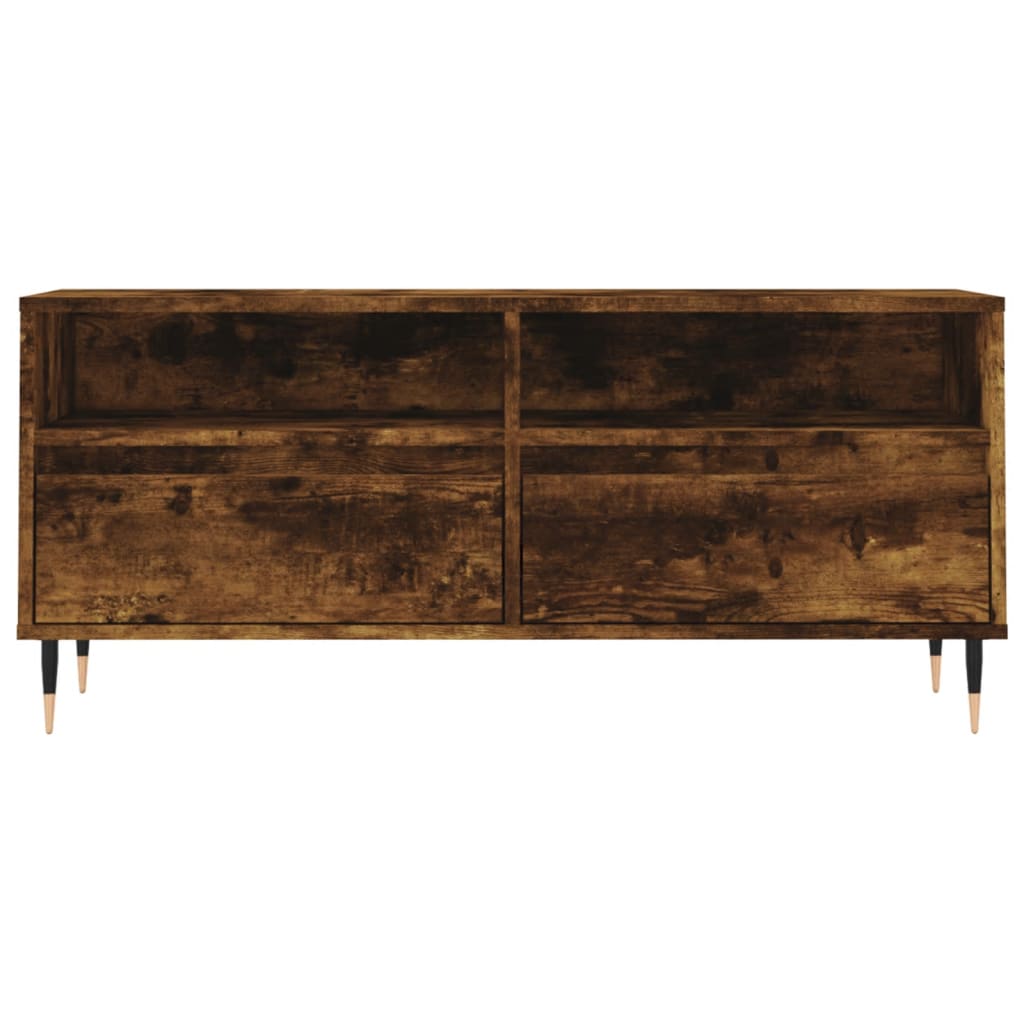 Meuble TV 100x34,5x44,5 cm en bois travaillé