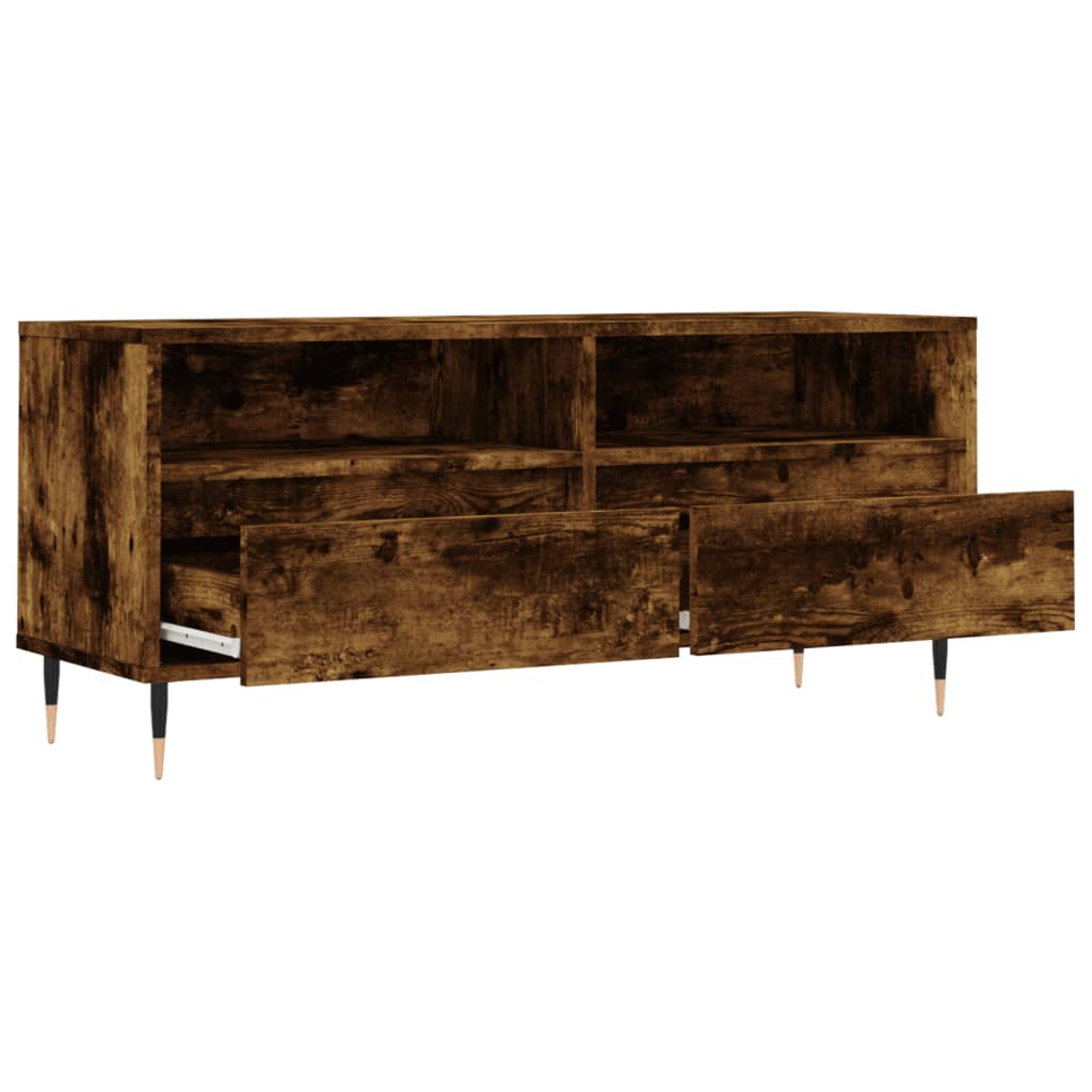 Tv-meubel 100x34,5x44,5 cm bewerkt hout