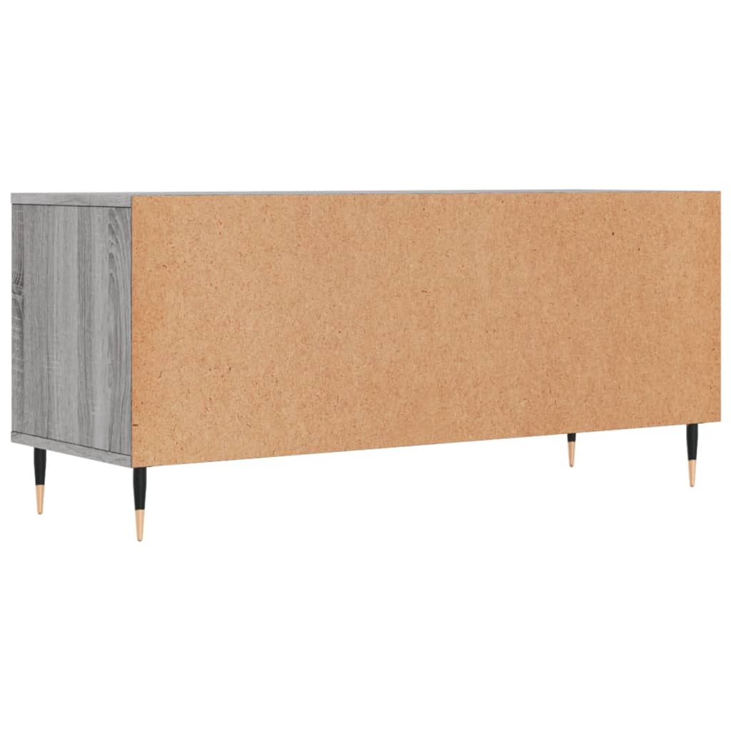 Meuble TV 100x34,5x44,5 cm en bois travaillé