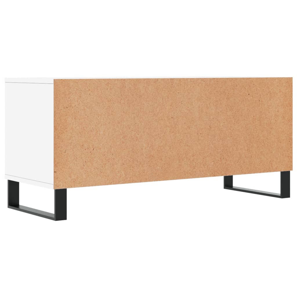 Meuble TV 100x34,5x44,5 cm en bois travaillé