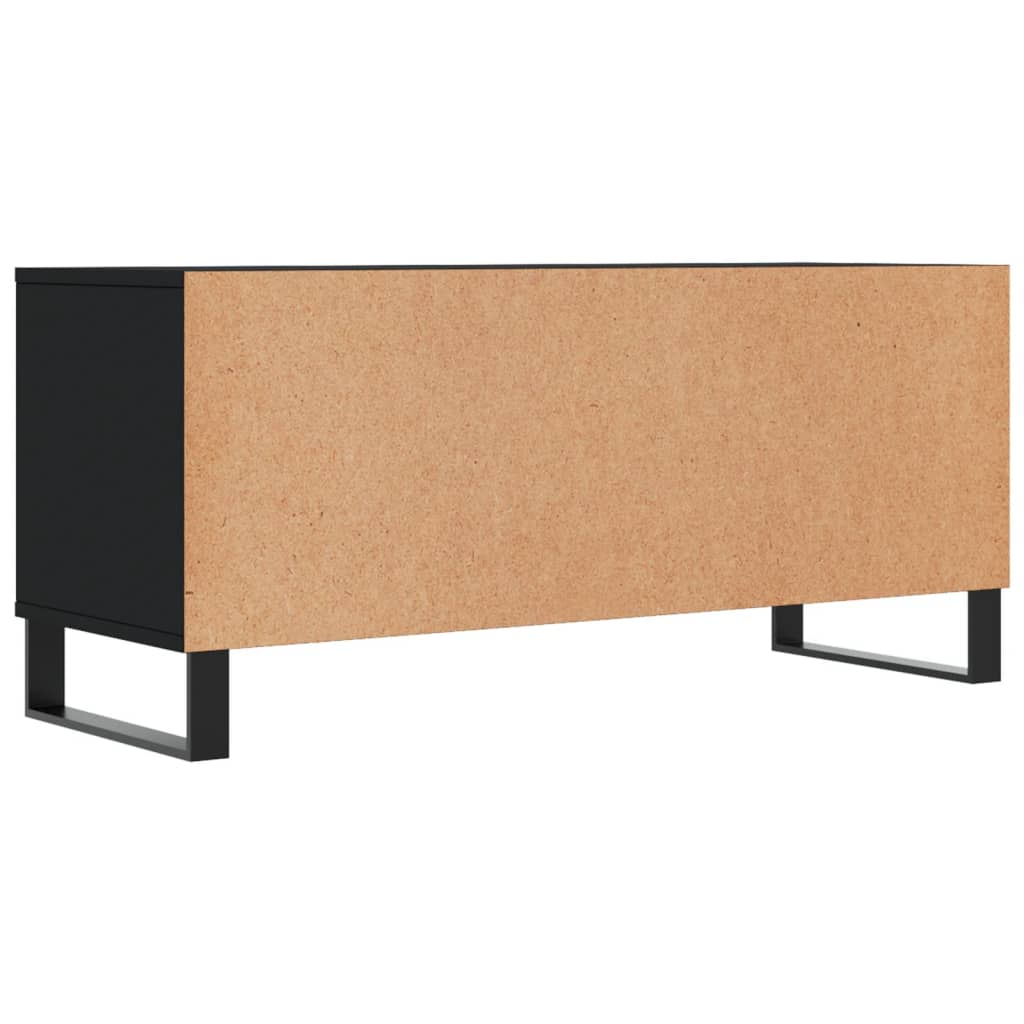 Meuble TV 100x34,5x44,5 cm en bois travaillé