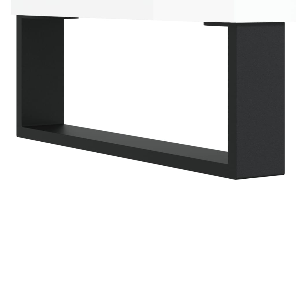 Meuble TV 100x34,5x44,5 cm en bois travaillé