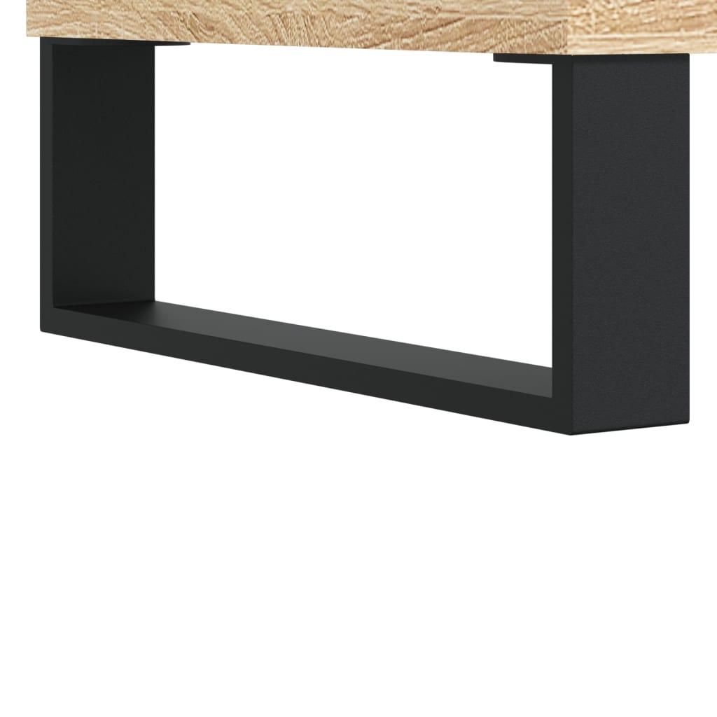 Tv-meubel 100x34,5x44,5 cm bewerkt hout