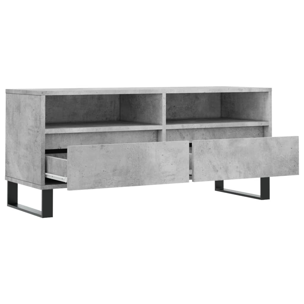 Tv-meubel 100x34,5x44,5 cm bewerkt hout