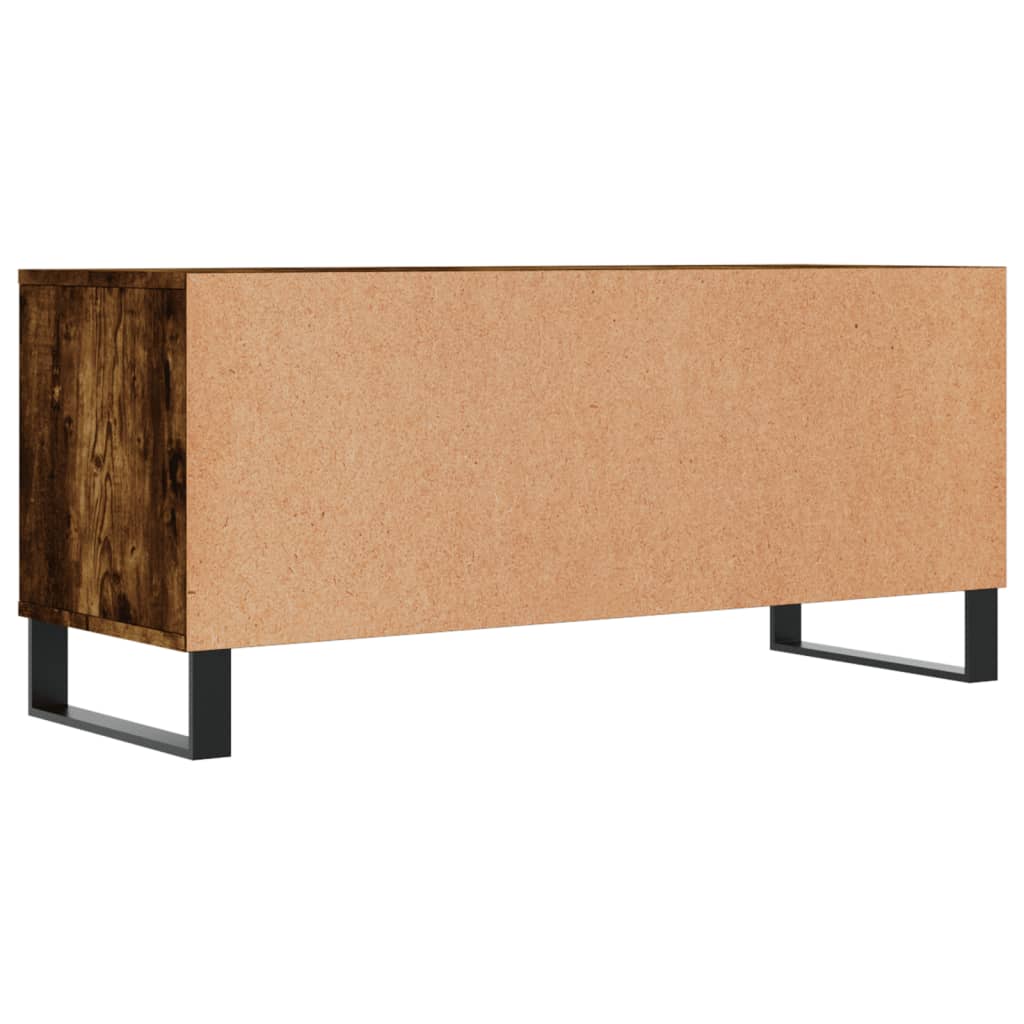 Meuble TV 100x34,5x44,5 cm en bois travaillé