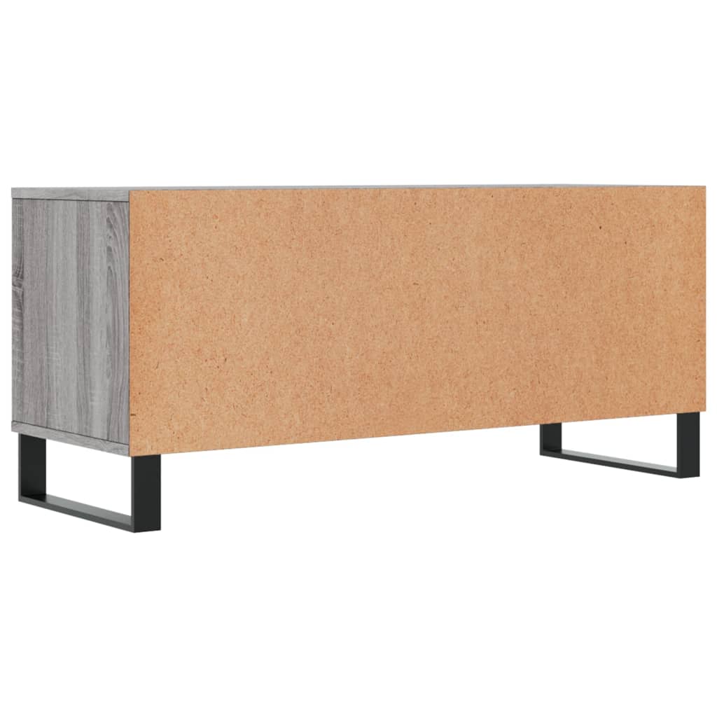 Meuble TV 100x34,5x44,5 cm en bois travaillé