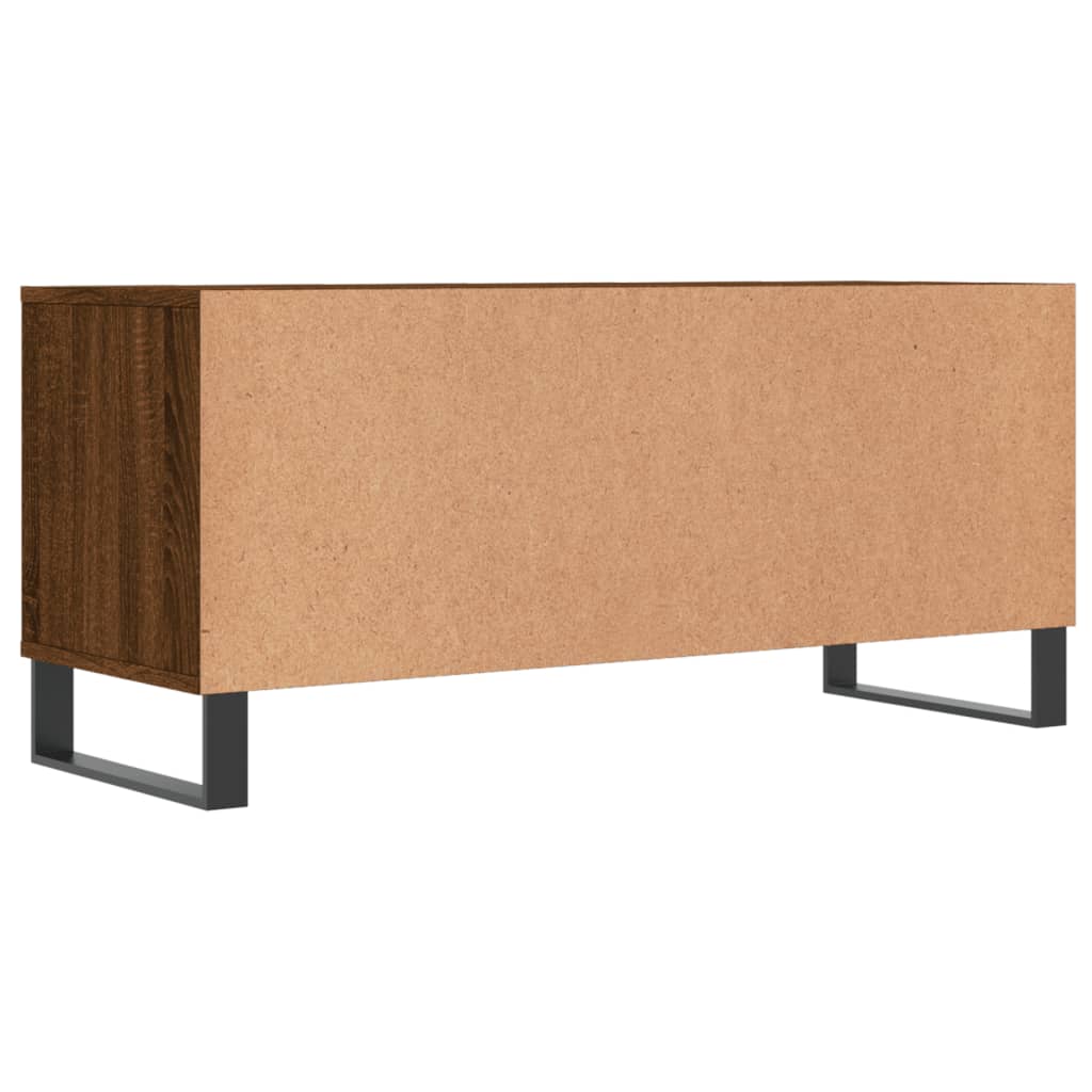 Meuble TV 100x34,5x44,5 cm en bois travaillé