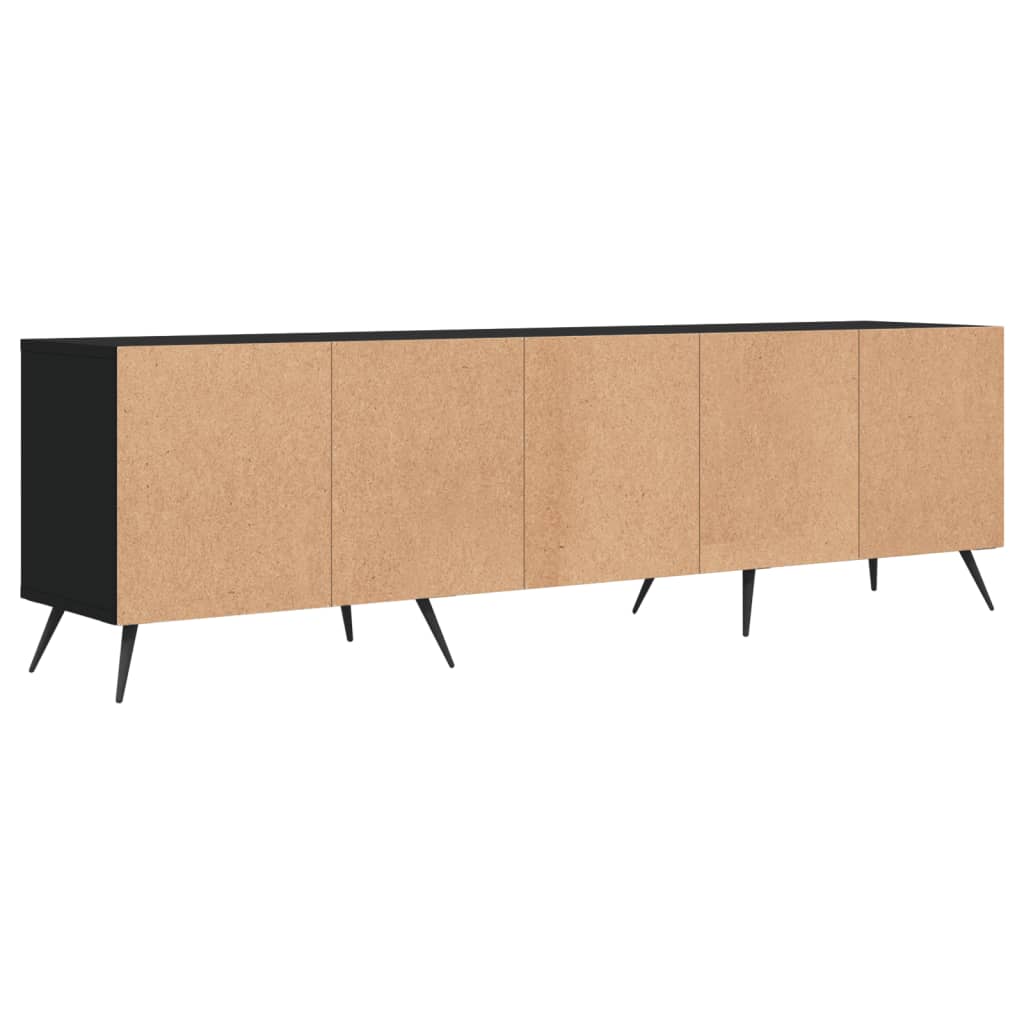 Meuble TV 150x30x44,5 cm en bois travaillé