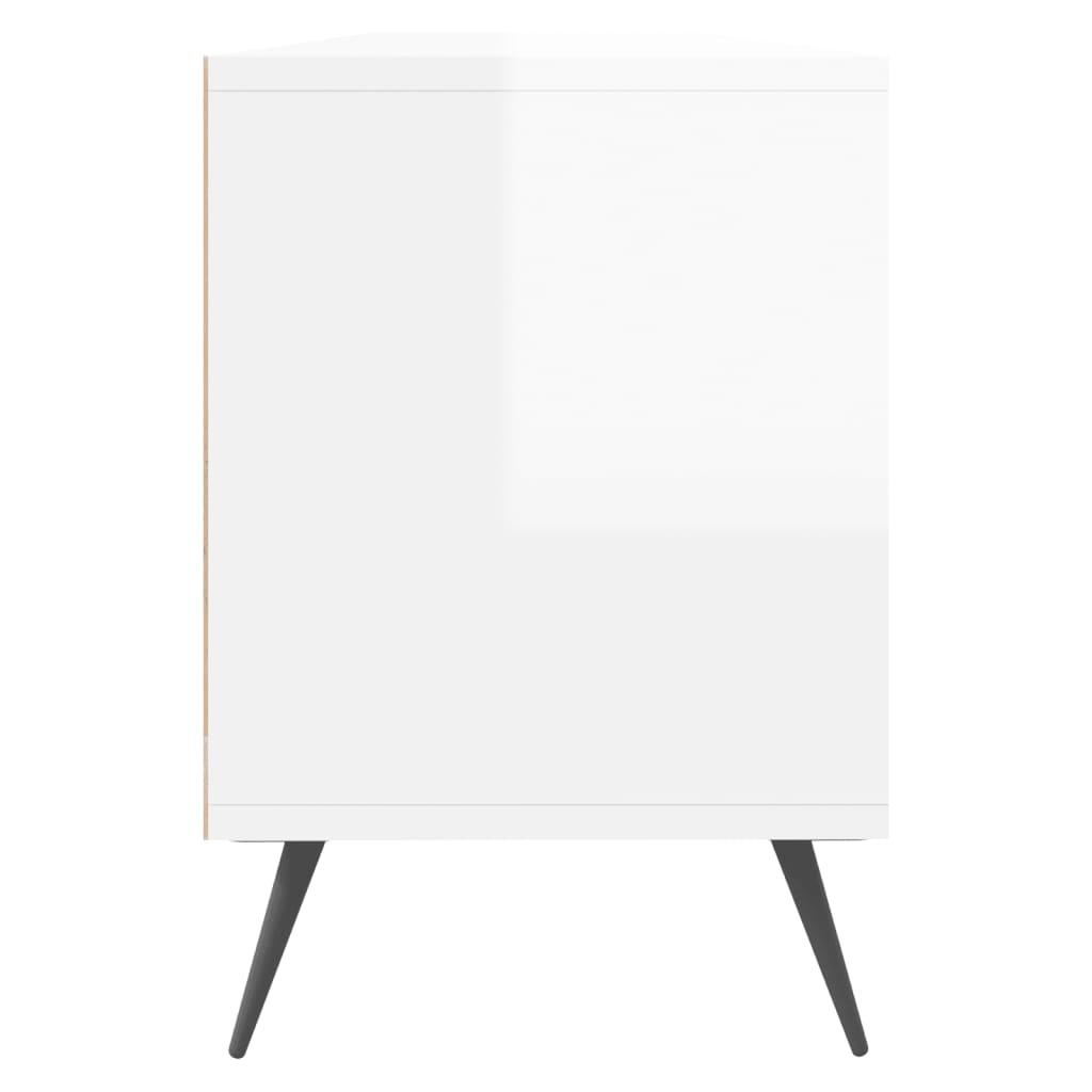 Meuble TV 150x30x44,5 cm en bois travaillé