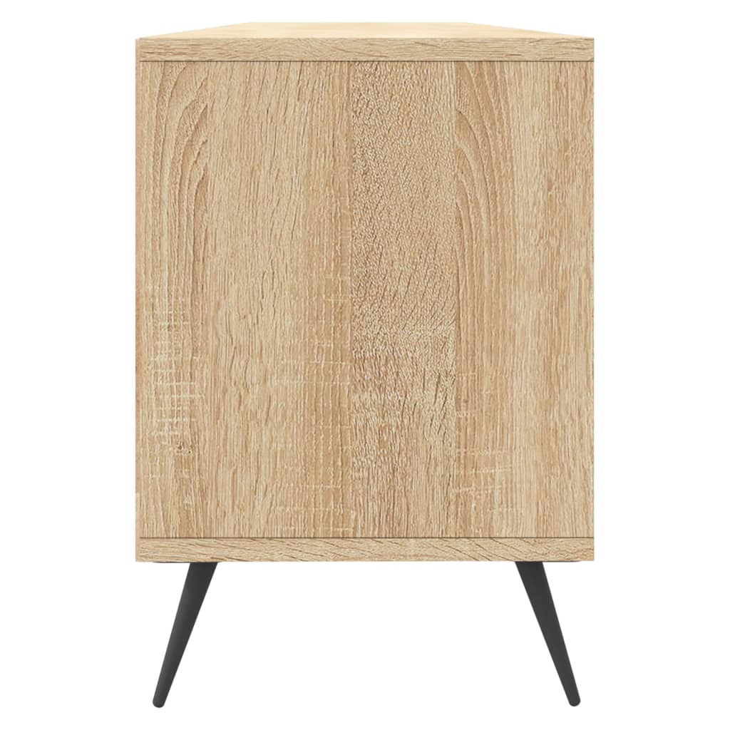 Meuble TV 150x30x44,5 cm en bois travaillé