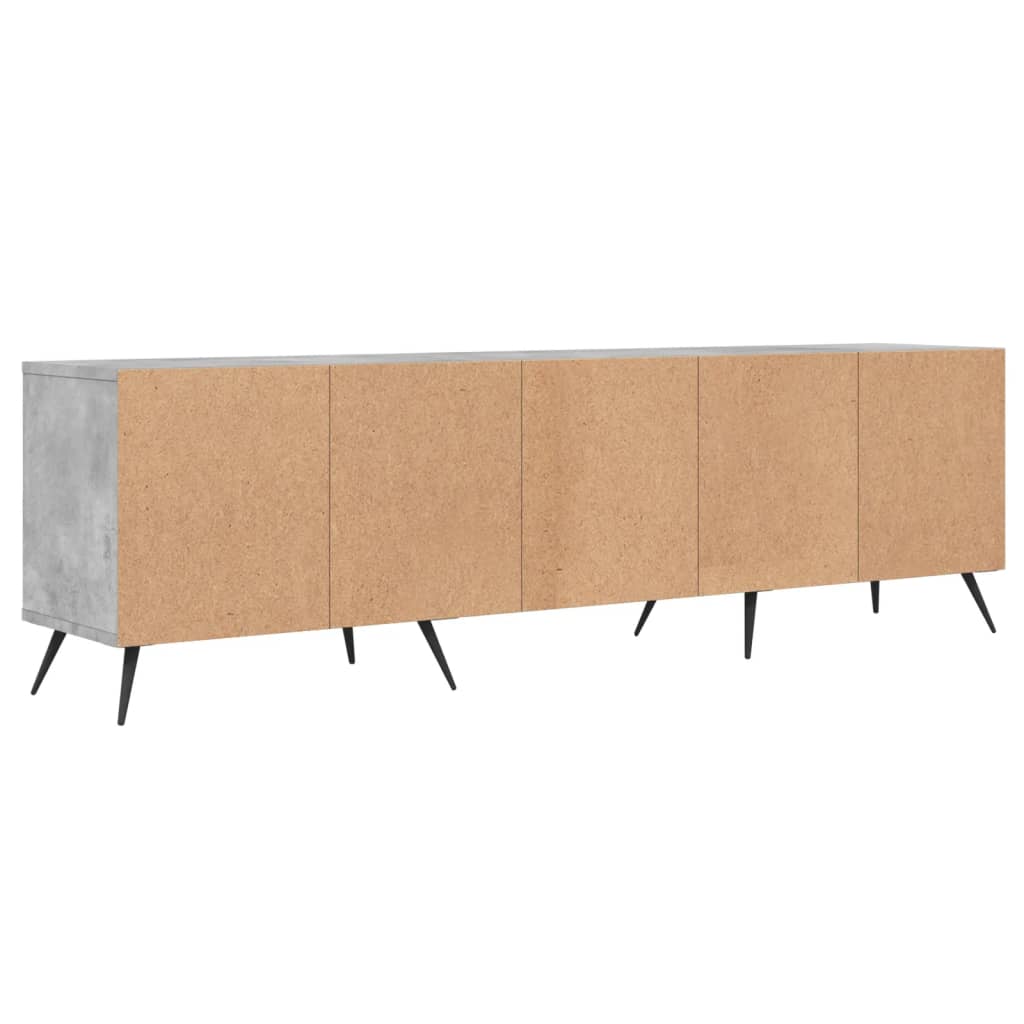 Meuble TV 150x30x44,5 cm en bois travaillé