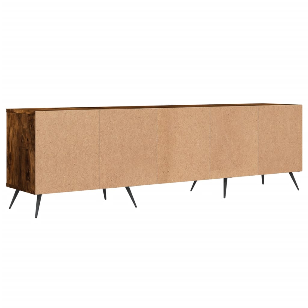 Meuble TV 150x30x44,5 cm en bois travaillé