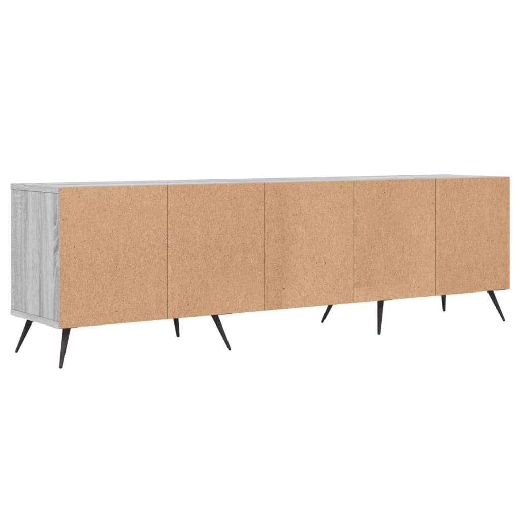 Meuble TV 150x30x44,5 cm en bois travaillé