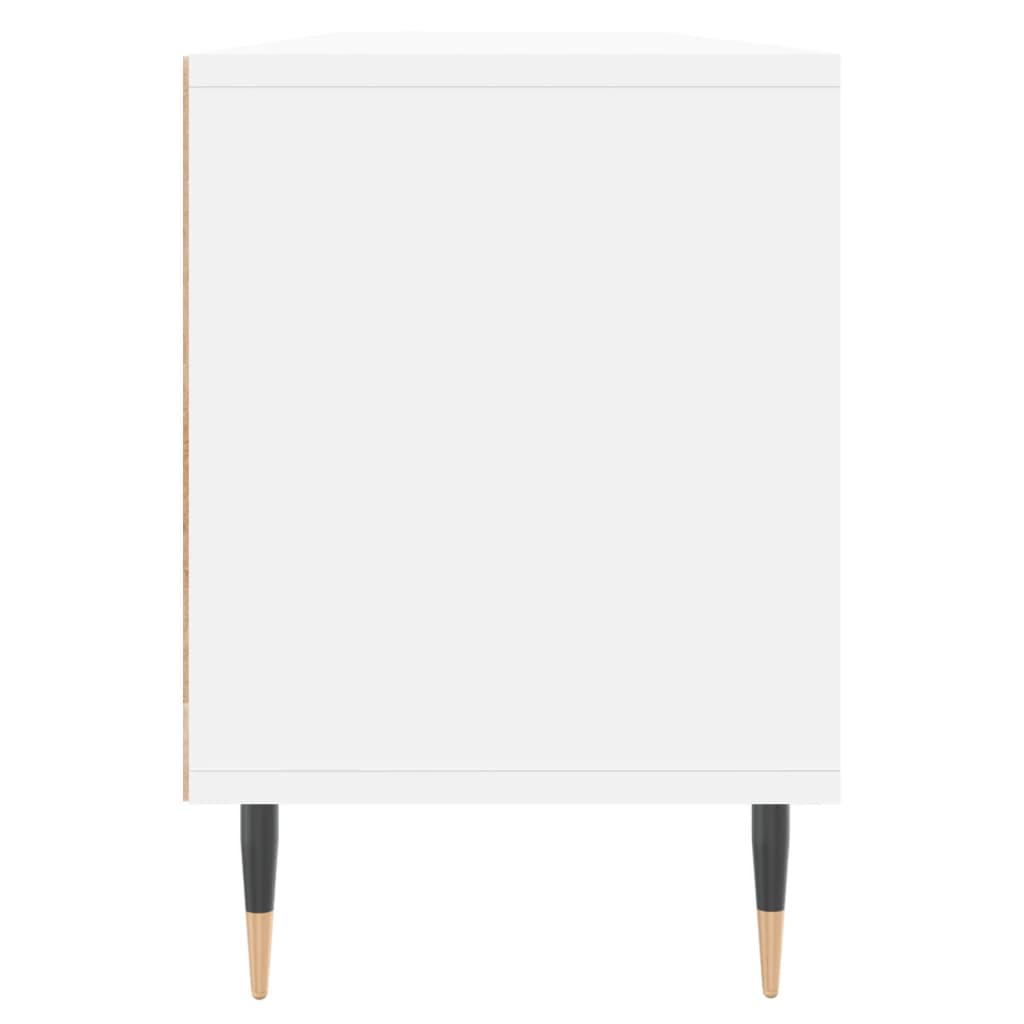 Meuble TV 150x30x44,5 cm en bois travaillé