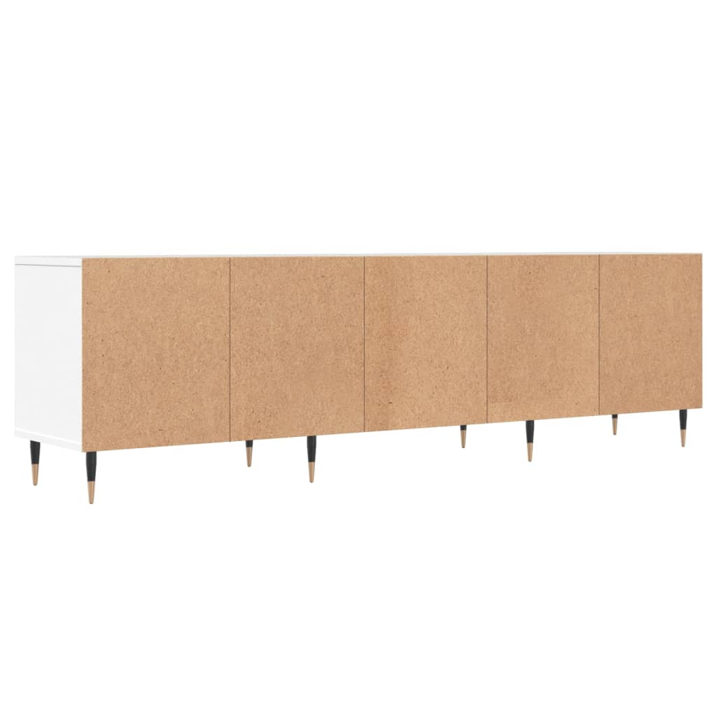 Meuble TV 150x30x44,5 cm en bois travaillé