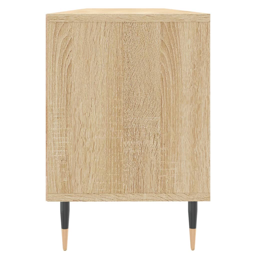 Meuble TV 150x30x44,5 cm en bois travaillé