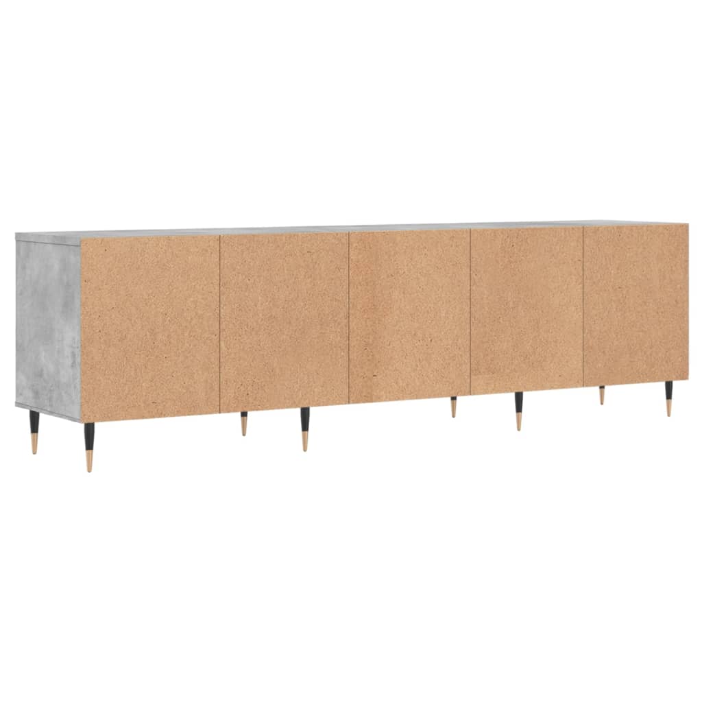 Meuble TV 150x30x44,5 cm en bois travaillé