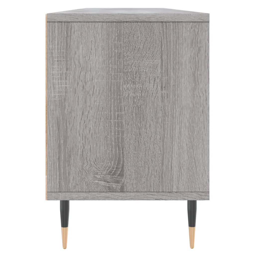 Meuble TV 150x30x44,5 cm en bois travaillé