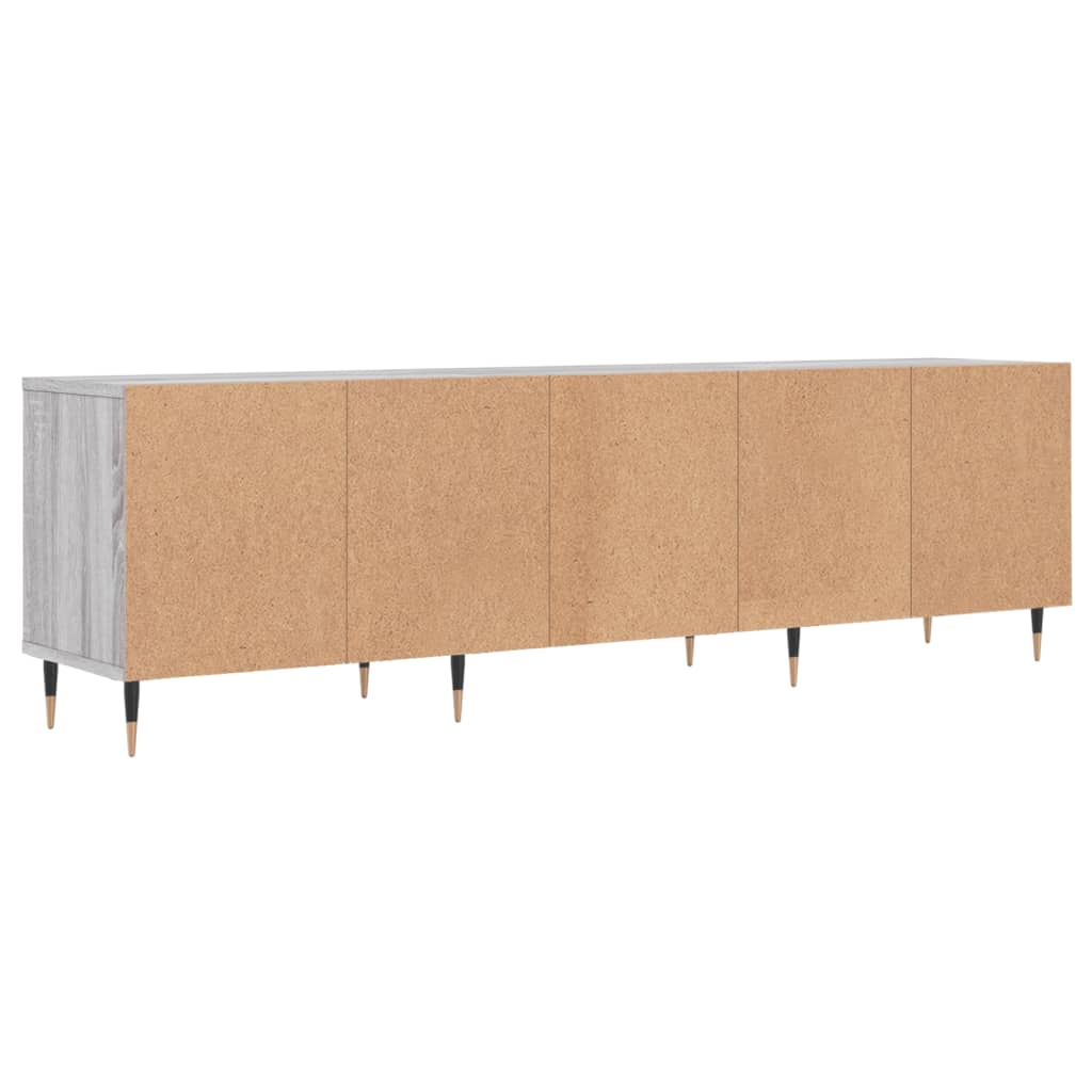 Meuble TV 150x30x44,5 cm en bois travaillé