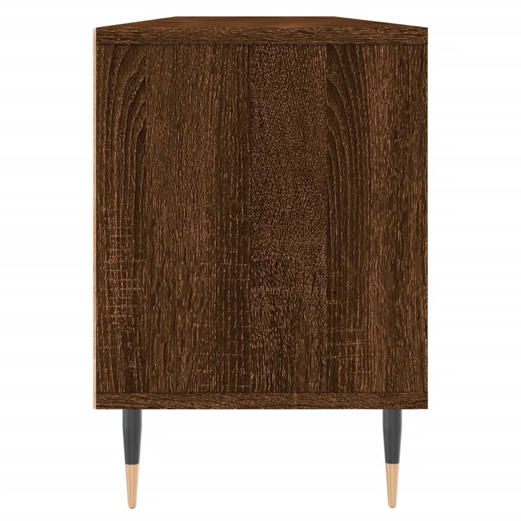 Meuble TV 150x30x44,5 cm en bois travaillé