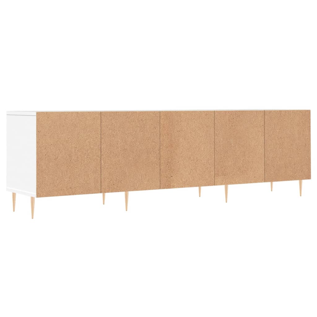 Meuble TV 150x30x44,5 cm en bois travaillé