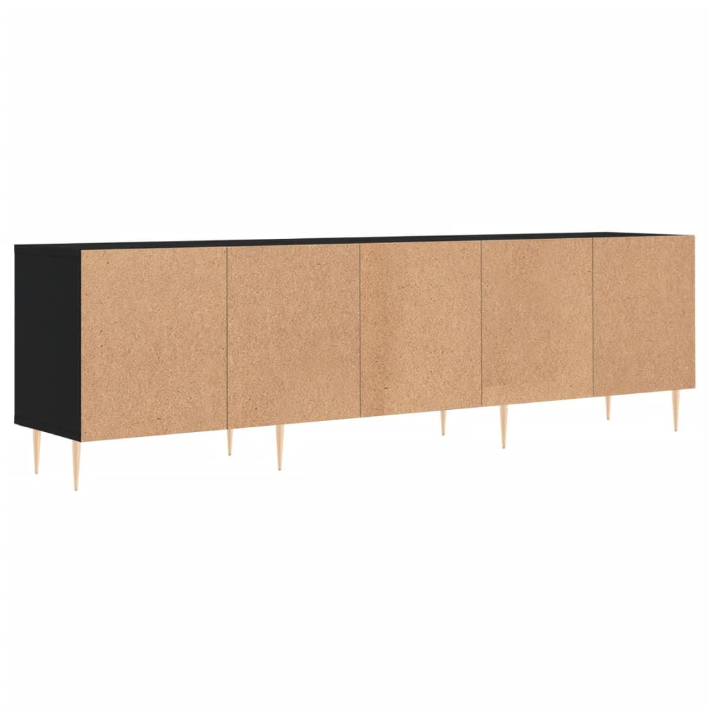 Meuble TV 150x30x44,5 cm en bois travaillé