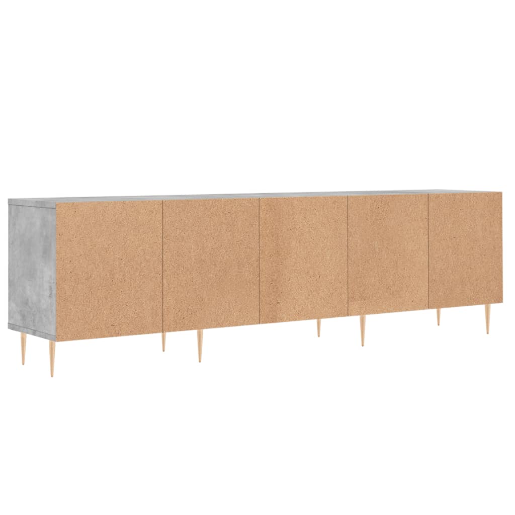 Meuble TV 150x30x44,5 cm en bois travaillé