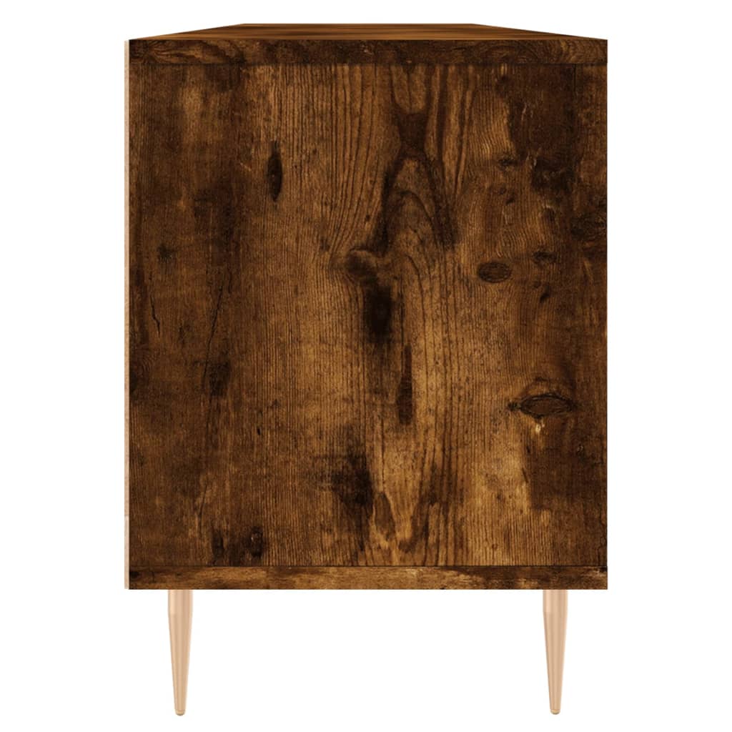 Tv-meubel 150x30x44,5 cm bewerkt hout gerookt eikenkleurig