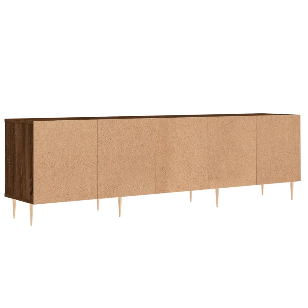 Meuble TV 150x30x44,5 cm en bois travaillé