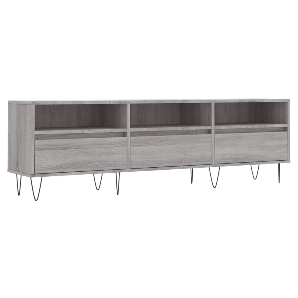 Tv-meubel 150x30x44,5 cm bewerkt hout eikenkleurig