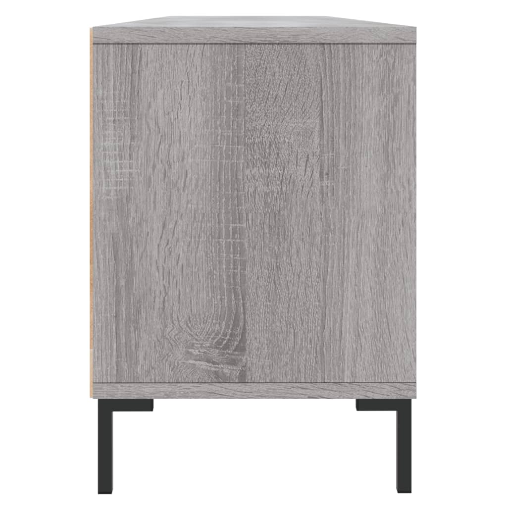 Tv-meubel 150x30x44,5 cm bewerkt hout artisanaal eikenkleur